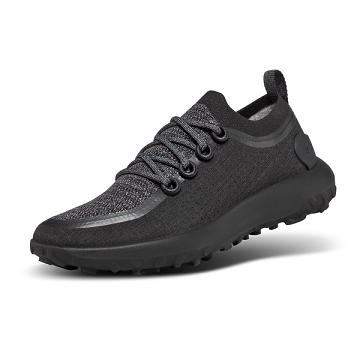 Beige / Black Men's Allbirds Trail Runner SWT Hiking Shoes | IL1210PJ