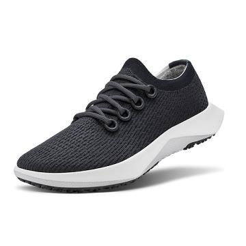 Beige / Black Men's Allbirds Tree Dasher 2 Running Shoes | IL1201LI