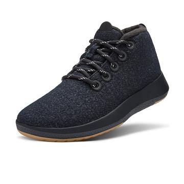 Beige / Black Women's Allbirds Wool Runner-up Mizzles Sneakers | IL1432CT