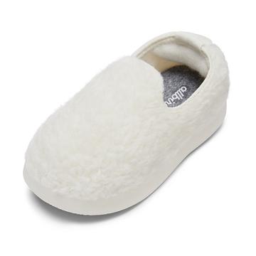 Beige / White Kids' Allbirds Smallbirds Wool Loungers Slip On Shoes | IL1870MQ