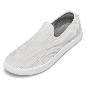 Beige / White Men's Allbirds Tree Loungers Slip On Shoes | IL1114WN