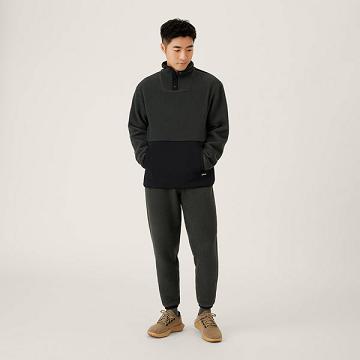 Black Men's Allbirds Fluff Fleece Pants | IL1316IL