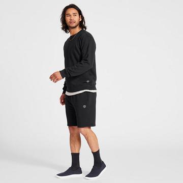 Black Men's Allbirds R&R Sweat Shorts | IL1301VR
