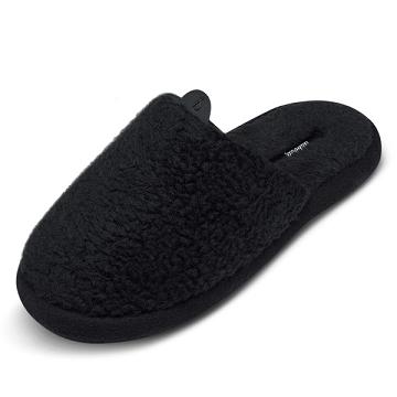 Black Men's Allbirds Wool Dwellers Slippers | IL1081OK