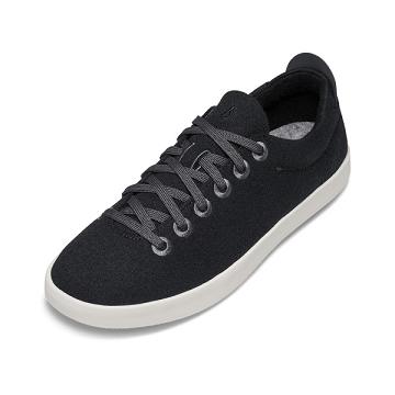 Black Men's Allbirds Wool Pipers Sneakers | IL1033TC