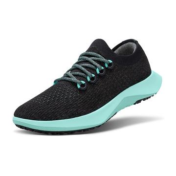 Black / Mint Women's Allbirds Tree Dasher 2 Running Shoes | IL1619IL