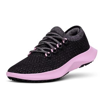 Black / Pink Women's Allbirds Tree Dasher 2 Running Shoes | IL1621GS