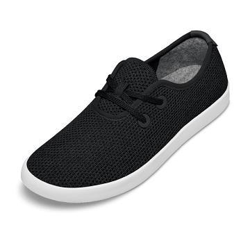 Black / White Men's Allbirds Tree Skippers Sneakers | IL1018ZU
