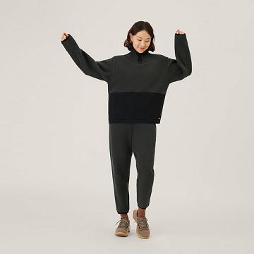Black Women's Allbirds Fluff Fleece Pants | IL1764WN