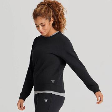 Black Women's Allbirds R&R Sweat Shirts | IL1754SG