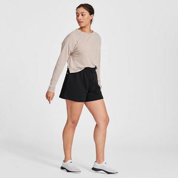 Black Women's Allbirds R&R Sweat Shorts | IL1750HA