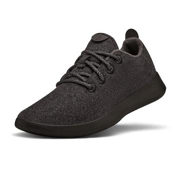 Black Women's Allbirds Wool Runner Sneakers | IL1491GS