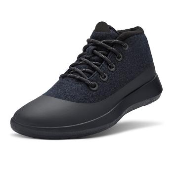Black Women's Allbirds Wool Runner-up Mizzle Plus High Tops | IL1652PJ