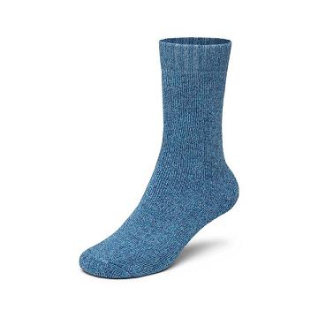 Blue Men's Allbirds Trino® Cozy Crew Socks | IL1341OK
