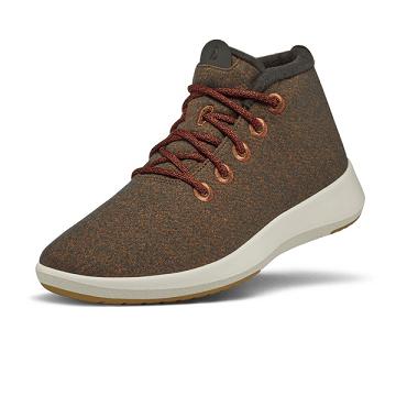 Brown Women's Allbirds Wool Runner-up Mizzles High Tops | IL1655UZ