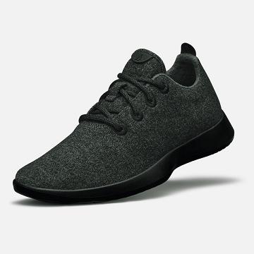 Grey / Black Men's Allbirds Wool Runner Sneakers | IL1058YX