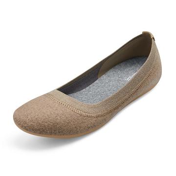 Khaki Women's Allbirds Wool Breezers Lux Slip On Shoes | IL1542HA