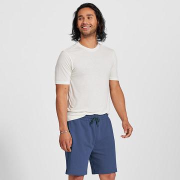 Navy Men's Allbirds R&R Sweat Shorts | IL1303XY