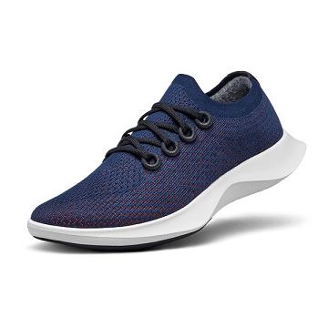 Navy Men's Allbirds Tree Dasher 1 Running Shoes | IL1168MQ