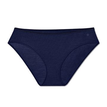 Navy Women's Allbirds Trino® Brief Underwear | IL1725GS
