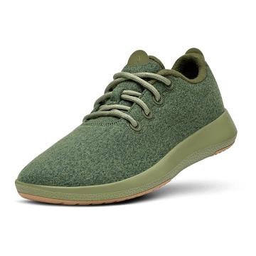 Olive Men's Allbirds Wool Mizzles Sneakers | IL1046KO