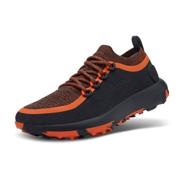 Orange / Black Men's Allbirds Trail Runner SWT Hiking Shoes | IL1205GS