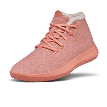 Pink Men's Allbirds Wool Runner-up Mizzle Fluffs High Tops | IL1218WN