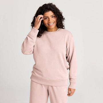 Pink Women's Allbirds R&R Sweat Shirts | IL1758IL