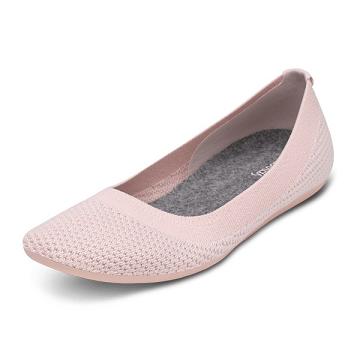 Pink Women's Allbirds Tree Breezers Flat Shoes | IL1669LI