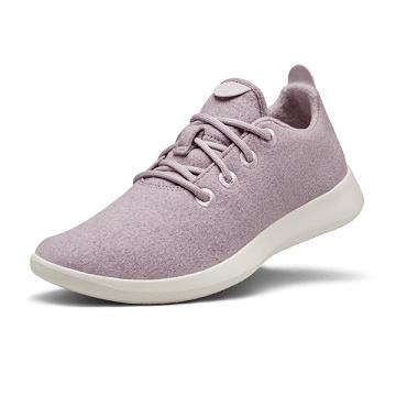 Purple / White Men's Allbirds Wool Runner Sneakers | IL1053AH