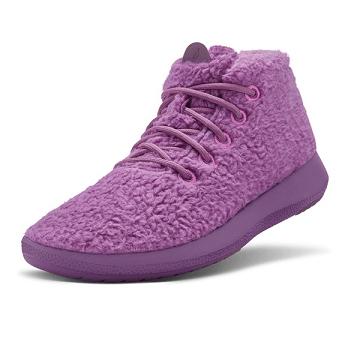 Purple Women's Allbirds Wool Runner-up Fluffs High Tops | IL1649DF