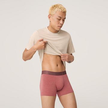 Red Men's Allbirds Trino® Trunk Underwear | IL1279LI