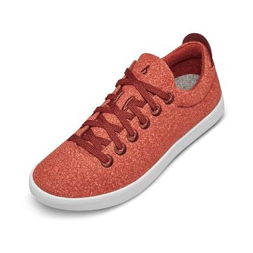 Red Men's Allbirds Wool Pipers Sneakers | IL1027AH