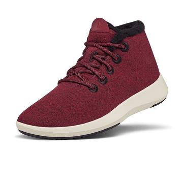 Red Men's Allbirds Wool Runner-up Mizzle Fluffs High Tops | IL1216RV