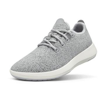 Silver Men's Allbirds Wool Mizzles Sneakers | IL1049GS