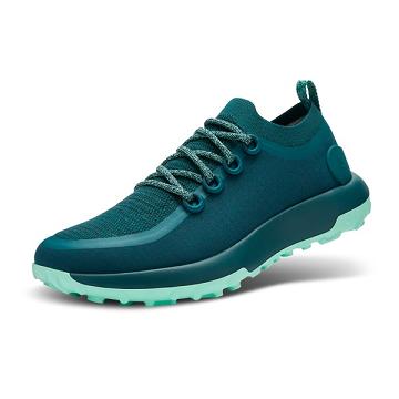 Turquoise Men's Allbirds Trail Runner SWT Hiking Shoes | IL1208SG
