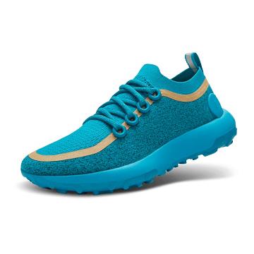 Turquoise Men's Allbirds Trail Runner SWT Mizzles Hiking Shoes | IL1213UZ