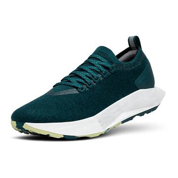 Turquoise Men's Allbirds Wool Flyer Mizzles Running Shoes | IL1131AH