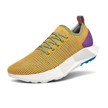 Yellow Men's Allbirds Tree Flyers Running Shoes | IL1180FD